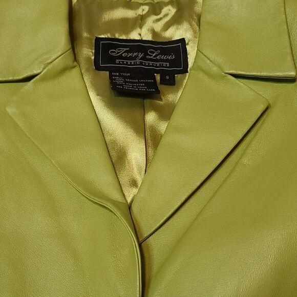 Studded Leather Coat Small - Picture 3 of 5